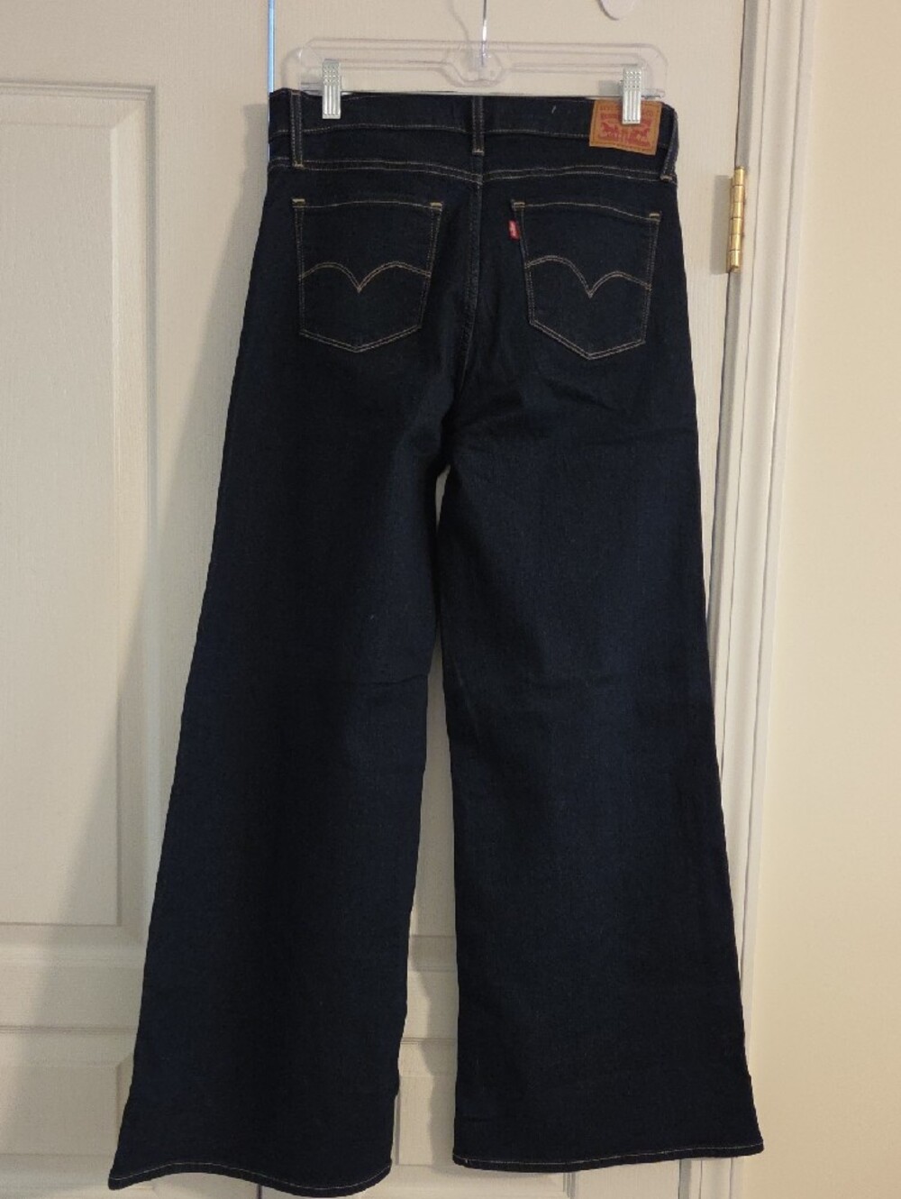 Levi's Dark Blue Wide Leg Jeans - Picture 2 of 2
